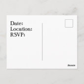 Family Reunion Invitation Letter H Mosaic Monogram Briefkaart (Achterkant)