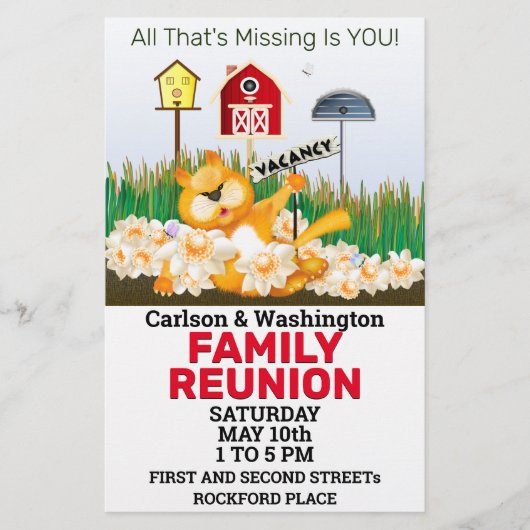 Family Reunion Invite Flyer (Voorkant)