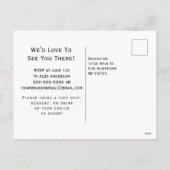 Family Reunion Join Us Bold Script Modern Postcard Feestdagenkaart (Achterkant)