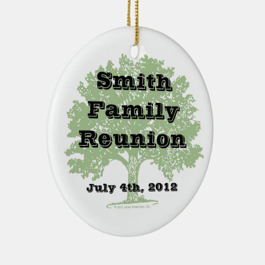 Family Reunion Keepomwille Keramisch Ornament (Rechts)