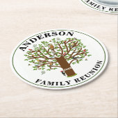 Family Reunion Keepomwille Ronde Kartonnen Onderzetter (Gebogen)