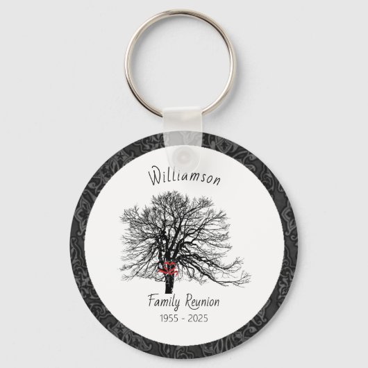 Family Reunion Keepomwille Tree Sleutelhanger (Voorkant)