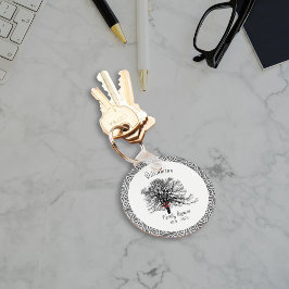 Family Reunion Keepomwille Tree | Zilver Celtic Sleutelhanger