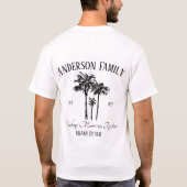 Family Reunion matching summer vacation T-Shirt (Achterkant)