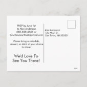 Family Reunion Modern Minimalist Preaddressed Save Feestdagenkaart (Achterkant)