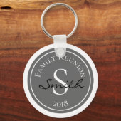Family Reunion Monogram Sleutelhanger (Voorkant)