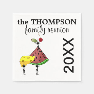Family Reunion Napkins Servetten
