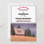 Family Reunion Old Homestead Save Date Invitation  Save The Date (Voorkant)