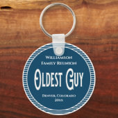 Family Reunion Oldest Guy Award Sleutelhanger (Voorkant)