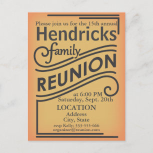 Family Reunion ontwerp Briefkaart
