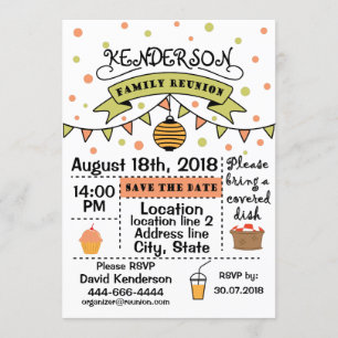 Family Reunion ontwerp Kaart