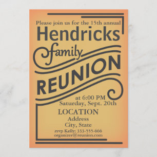 Family Reunion ontwerp Kaart