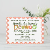 Family Reunion ontwerp Kaart (Staand voorkant)