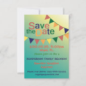 Family Reunion ontwerp Save The Date (Voorkant)