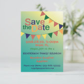 Family Reunion ontwerp Save The Date (Staand voorkant)