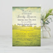 Family Reunion Park Invitation Kaart (Staand voorkant)