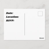 Family Reunion Patchwork Quilt Photo Invitation Briefkaart (Achterkant)