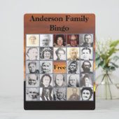 Family Reunion Photo Bingo Sunset Foto (Staand voorkant)