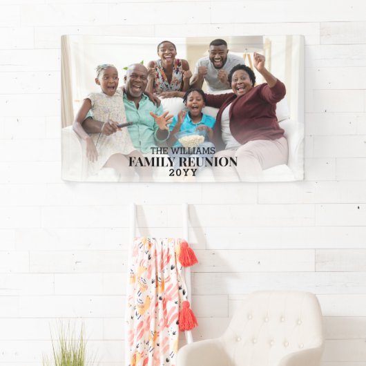 Family Reunion Photo Custom Banner (Insitu)