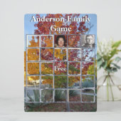 Family Reunion Photo Game Colorful Herfst Tree (Staand voorkant)