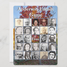 Family Reunion Photo Game Colorful Herfst Tree