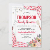 Family Reunion Picnic BBQ Uitnodiging (Voorkant)