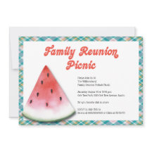 Family Reunion Picnic Uitnodiging