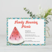Family Reunion Picnic Uitnodiging (Staand voorkant)