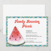 Family Reunion Picnic Uitnodiging (Voorkant / Achterkant)