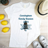 Family Reunion Quote Evergreen Tree T-shirt