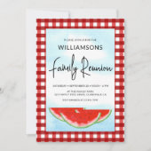 Family Reunion Red White Buffalo Check Kaart (Voorkant)