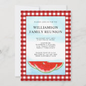 Family Reunion Red White Buffalo Check Kaart (Voorkant)