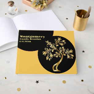 Family Reunion Registry Gold Tree Kunstwerk Custom Gastenboek
