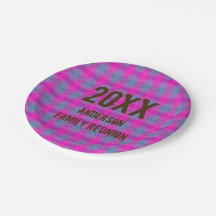 Family Reunion Retro Neon Tie Dye Picnic