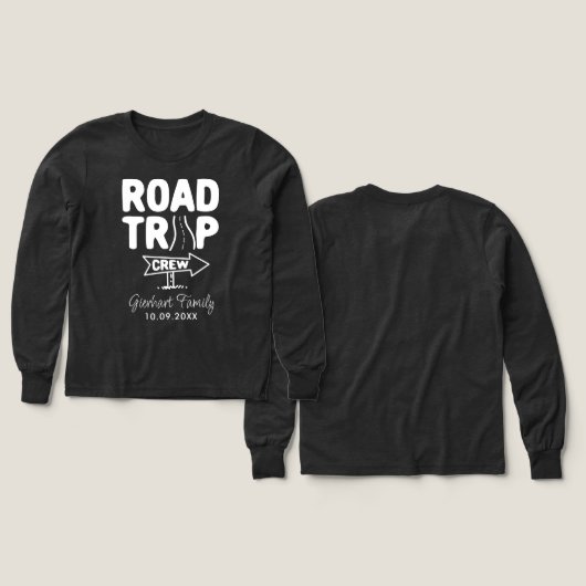 Family Reunion Road Trip Bold Typografie Aangepast (Voorkant /achterkant)