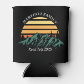 Family Reunion Road Trip Mountain Sunset Custom Blikjeskoeler (Voorkant)