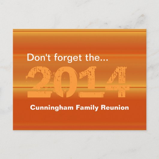 Family Reunion Rustic Briefkaart (Voorkant)