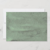 Family Reunion Rustic Forest Trees Invitation Kaart (Achterkant)