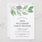 Family Reunion Rustic Kaart (Voorkant)