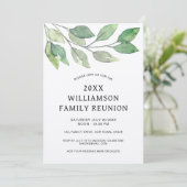 Family Reunion Rustic Kaart (Staand voorkant)