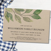 Family Reunion Rustic Kaart