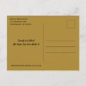 Family Reunion Save The Date Hands Up Tree Leaves Aankondigingskaart (Achterkant)