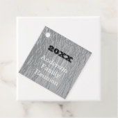 Family Reunion Silver Line Abstract Big Gathering Bedankjes Labels (In situ)