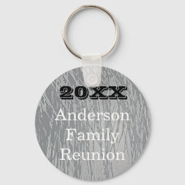 Family Reunion Silver Line Abstract Big Gathering Sleutelhanger
