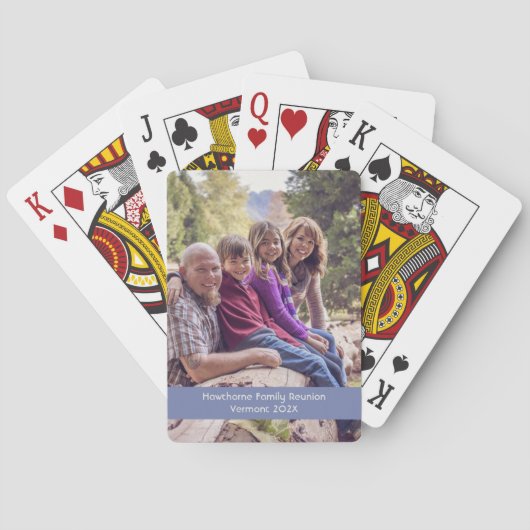 Family Reunion Souvenir Pokerkaarten (Achterkant)