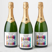 Family Reunion Sparkling Wine Label Wijnetiket (Flessen)