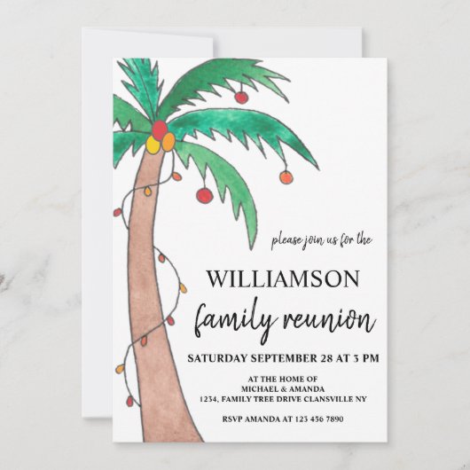 Family Reunion Summer Kaart (Voorkant)