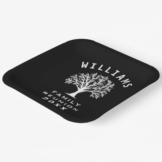 Family Reunion Summer Vacation Road Trip Cool Tree Papieren Bordje (Gebogen)