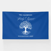 Family reunion tree backdrop banner (Horizontaal)