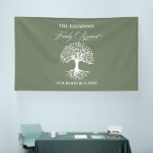 Family reunion tree backdrop banner (Beurs)